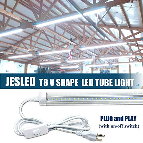 JESLED 4FT LED Shop Light, 4 Foot 36W LED Light Fixture, High Output