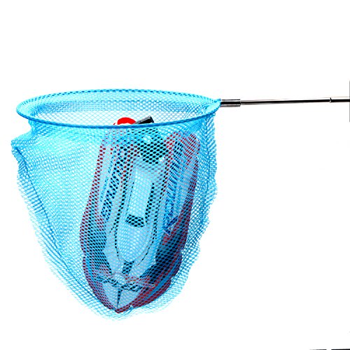 USATDD 5 Pack Kids Telescopic Butterfly Fishing Nets Great for Catching Insects Bugs Fish Caterpillar Ladybird Nets Outdoor Tools Colorful Extendable 34" Inch