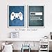 CHDITB Unframed Video Game Themed Art Print Funny Gaming Poster For Man, Set Of 3 (8”X10”) Canvas Gamer Wall Art Artwork For Boys Or Gaming Lovers Room Decor