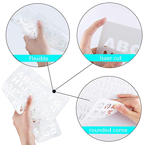 2 Stencils+Journal+Notebook+Scrapbook+Template