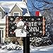 Celebrate Winter Snowman Magnetic Mailbox Cover Primitive Standard