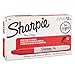 Sharpie 30002 Fine Point Permanent Marker, Marks On Paper and Plastic, Resist Fading and Water, AP Certified, Red Color, Pack Of 2 Boxes Of 12 Markers