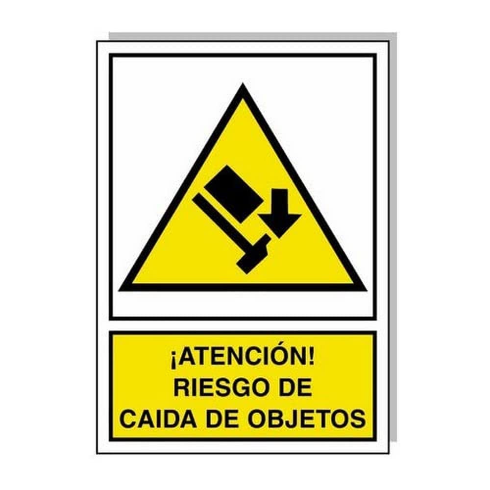 WOLFPACK LINEA PROFESIONAL - Poster Risk Fallen Objects 30 x 21 cm.