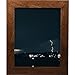 Craig Frames FM26DKW 20 by 24-Inch Picture Frame, Smooth Wrap Finish, 1.26-Inch Wide, Dark Brown