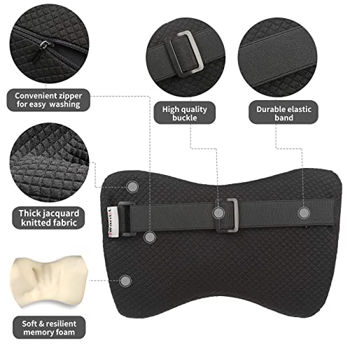 Car Neck Pillows with Resilient Memory Foam,Automotive Seat Cushions of