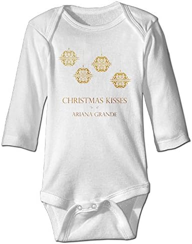 Ariana Grande Christmas Kisses Baby Long Sleeve Bodysuits
