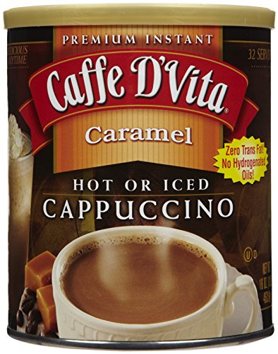 Caffe D'vita Instant Cappuccino - Caramel - 16 oz