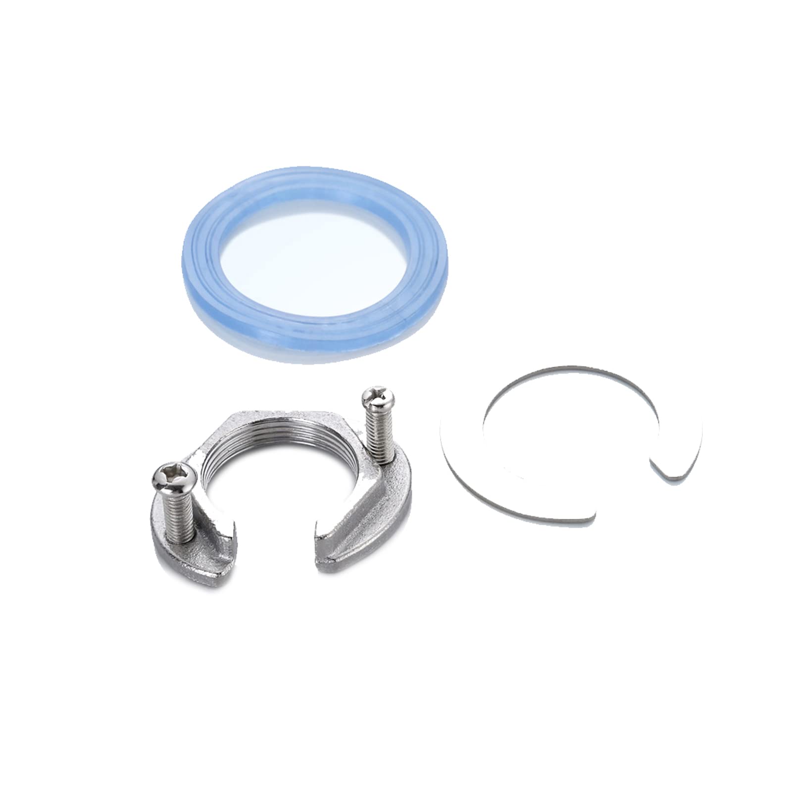 Monobloc Tap Fixing Kit StainlessSteel Faucet Fixing Piece Multipurpose Faucet Fixing Set for Kitchen and Bathroom Lock Nut Mounting Fitting to Prevent Kitchen and Bathroom Faucets from Loosening.