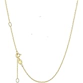 ChicSilver 1.1mm/ 1.5mm 925 Sterling Silver Chains for Women Dainty Thin Silver Necklace Chain for Women - 16/18/20/22/24 Inch