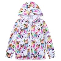 Liliane Coats for Girls Jackets for Girls Girl Jacket 4t Jacket 5t Jacket 5t Unicorn 4t Unicorn Girls Unicorn Fall Jackets for Girls (A038, 4-5 Years)