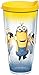Tervis 1187028 Minions - Joy Tumbler with Wrap and Yellow Lid 24oz, Clear