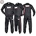 RAD Heavy Duty Sweat Suit Sauna Exercise Gym Suit Fitness Weight Loss Anti-Rip (Red, 2XL)