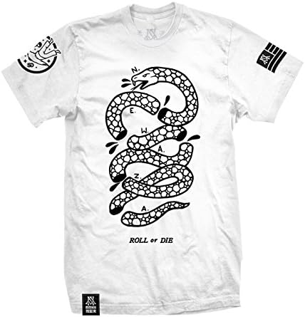 Newaza Roll or Die Short Sleeve Tee - White - M