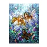 Hot Sale!!5D Embroidery Paintings,Wall Sticker - Rhinestone Pasted DIY Diamond Cross Stitch (B)