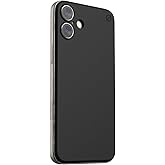 Atom Studios for iPhone 16 Plus Case Magnetic Soft Snap, Compatible with Magsafe, Ultra Thin Slim-Fit, 100% Recycled Materials, Phone Case for iPhone 16 Plus (6.7") - Carbon Black