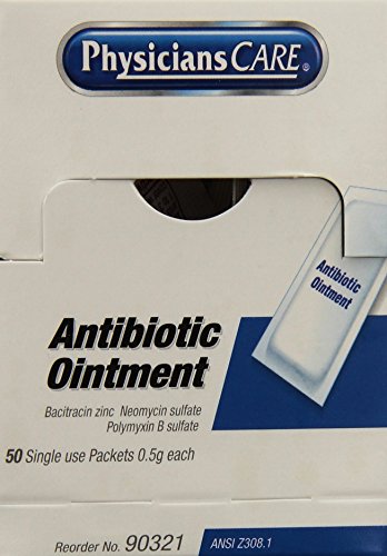 PhysiciansCare by First Aid Only 90321 First Aid Triple Antibiotic Ointment Dispenser (Box of 50)