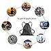 Drawstring Backpack Bag String Waterproof Sackpack Sport Gym Backpacks Nylon