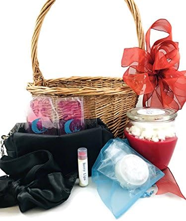 Gift Set, Wellness gift Set, Birthday gift for Her, Soy Apple Candle, Goat Milk, Shea Butter, Organic Lip Balm