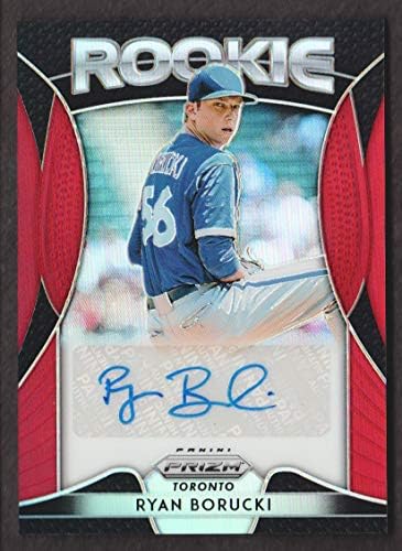 2019 Panini Prizm Baseball Rookie Autographs Prizms Red #RA-RB Ryan Borucki Auto