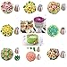 Russian Piping Tips Set - 28 Pieces Cake Decorating Tips Including Russian Icing Tips, Couplers For Piping Bags plus 15 Icing Bags - for Cakes, Cupcakes, and Other Desserts Boquillas para Reposteria