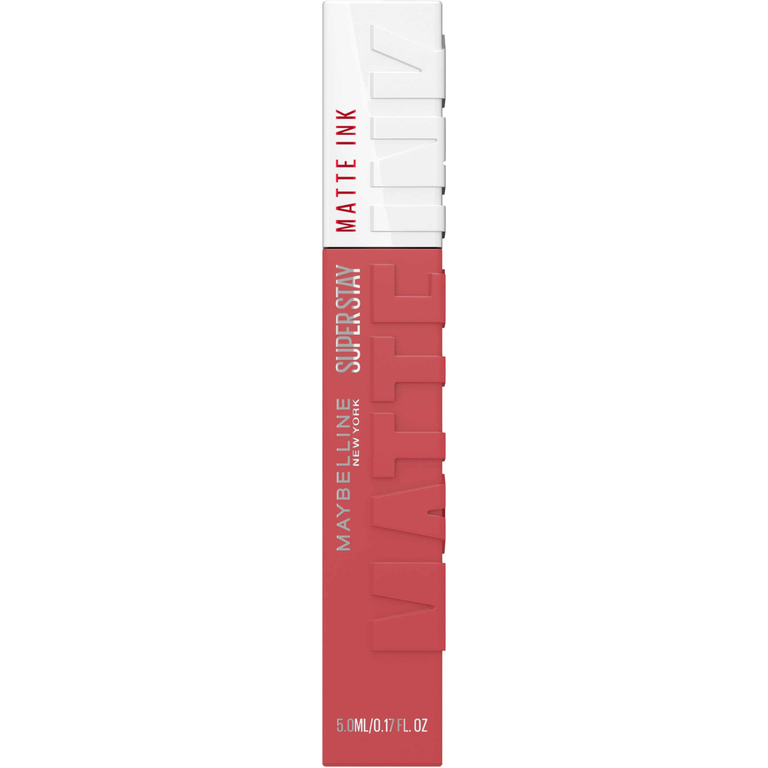 Maybelline Lipstick, Superstay Velvety Matte Ink Liquid Lipstick, Up to 16H Non Transferable, Vibrant Longlasting Finish, Non Drying, Shade: 170 Initiator, 5ml