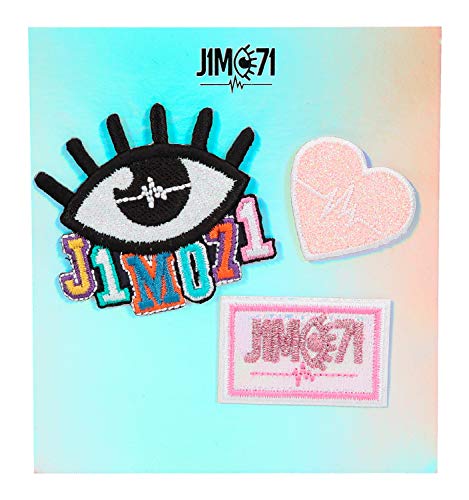 Depesche 10337 Lisa and Lena J1MO71 Stick-On Patches Set of 3 Multi-Coloured