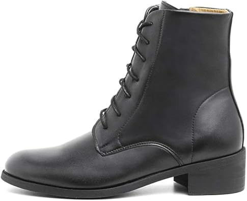 vegan black lace up boots