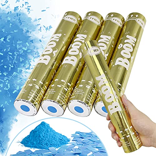 Cannon Sparacoriandoli Celeste "Gender Reveal" 30cm - Foto 8