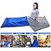 ECOOPRO Warm Weather Sleeping Bag - Portable, Waterproof, Compact Lightweight, Comfort with Compression Sack - Great for Outdoor Camping, Backpacking & Hiking-83 L x 30
