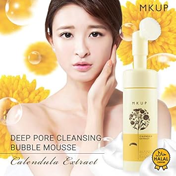mkup calendula extract cleansing mousse
