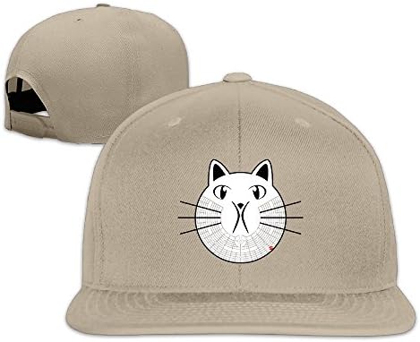 Camp Placement Cat Logo Baseball Cap Men Women Snapback Natural