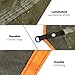 BYOND Rain Fly Hammock & Tent Tarp + Unique Velcro LED Strip - Waterproof Camping Travel 11.5 x 10 ft Tarp for Outdoor - Portable and Practical Nature Shelter Extra-Durable - Ripstop Polyester