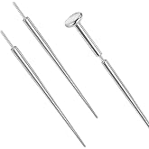 14g/16g/18g/20g ASTM F136 Titanium Piercing Kit Taper Insertion Pin | for Threadless Push In Tragus Helix Lip Nose Helix Piercing Jewelry Cartilage Earrings Labret Studs Nose Stud Stretcher