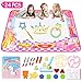 STREET WALK Water Doodle Mat- Kids Painting Writing Doodle Board Toy - Color Drawing Mat Bring Magic Pens Educational Toys for Age 3 4 5 6 7 8 9 10 11 12 Year Old Girls Boys Toddler Gift