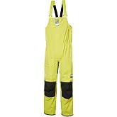 Helly Hansen Pier 3.0 Coastal Sailing Bib Overalls for Men - Waterproof, Windproof, and Breathable, with Mesh Lining and Reinforced Seat and Knees