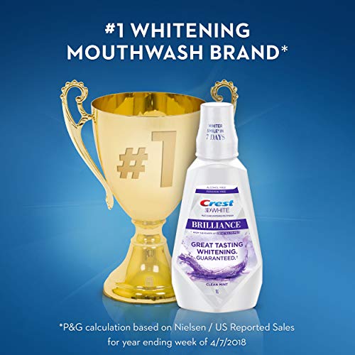 6 Crest+Brilliance+Alcohol+Whitening+Mouthwash