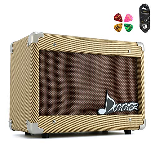 Donner 15W Acoustic Guitar AMP Kit DGA1 Guitar Amplifier with 10 Feet