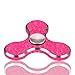 Pro Glide Moon Shine Metal Fidget Spinner Toy. Unique Reflective Feature With Each Spin. Perfect for ADD,ADHD, Anxiety, Autism Adult and Children. Made In The USA!!! Prime Eligible (Pink Glitter)