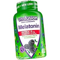 Melatonin, Extra Strength, Gummy Vitamins(5 mg), (1 Box (120 Count)