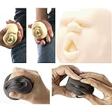 KINUT Human Face Emotion Ventilation Ball Toy Resin Relax For Adult Doll Relieve Novelty Anti Stress