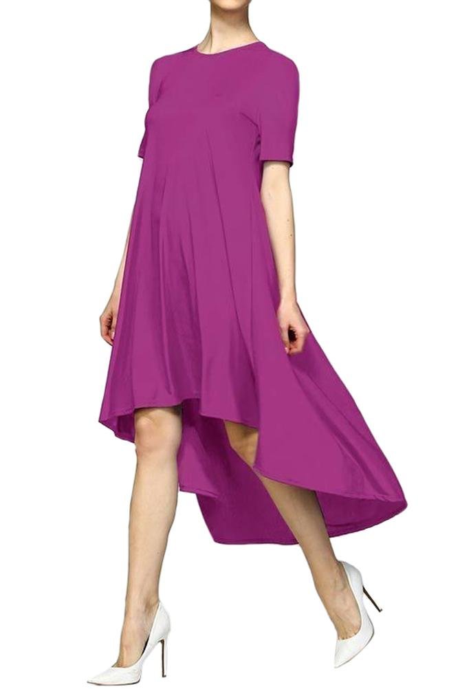 Pastel by Vivienne Women's Venezia Knit HighLow Shirt Dress