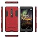 Nokia 6.1 Case, Nokia 6 2018 Case, [Not Suitable for Nokia 6] MAIKEZI Dual Layer Armor Hard Slim Hybrid Kickstand Phone Cover Case for Nokia 6 2018 (Red Kickstand Case)