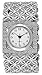 Mouiln Women's Fancy Stretch Bracelet Watch Silver-Tone #18723.75857