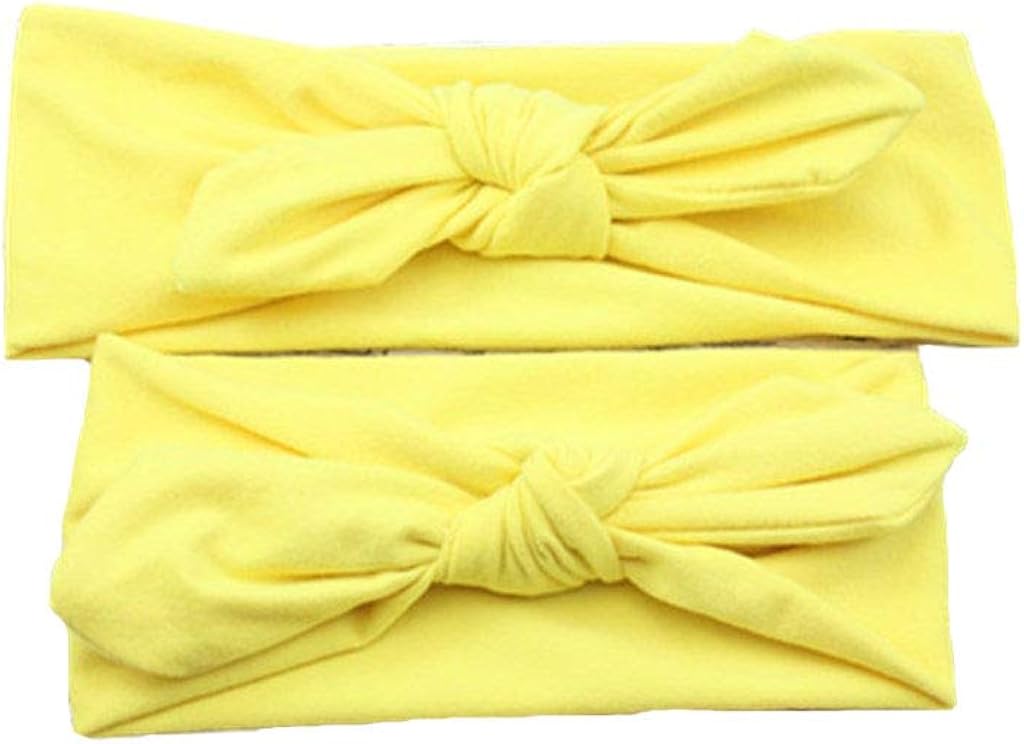 mother and baby matching headbands