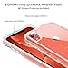 DOMAVER for iPhone XR Case Clear Glitter Bling iPhone XR Phone Case Heavy Duty 3 Layers Bumper Shockproof Protective Cover-Clear