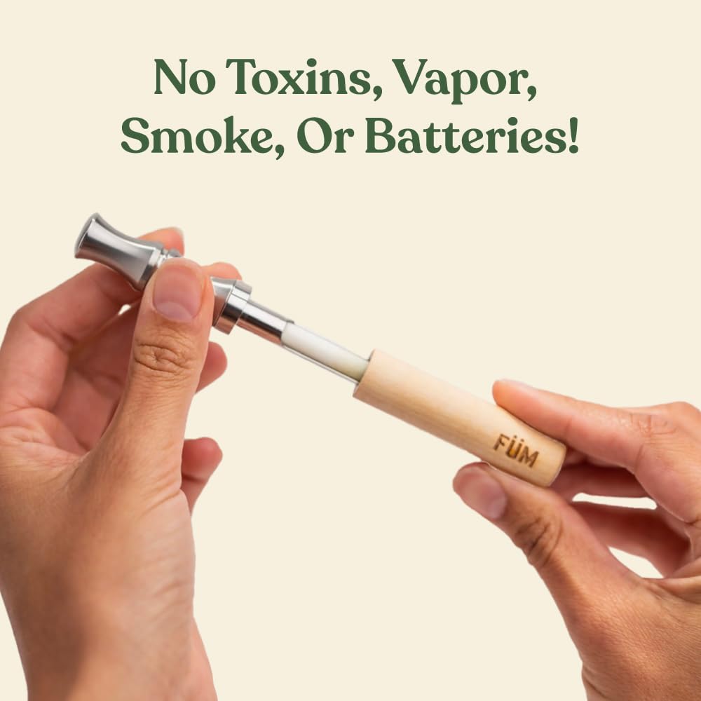 Prominent Flavored Air Device | Naturally Switch from Bad Habits | Maple Barrel and Stainless Steel Mouthpiece