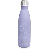 S'well Stainless Steel Water Bottle 17 ounces Periwinkle Stars Triple Layered Vacuum Insulated Containers Keeps Drinks Cold for 36 Hours and Hot for 18 Perfect for On the Go