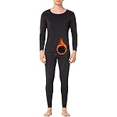 Arjen Kroos Thermal Underwear for Men Long Sleeve, Modal Thermal Base Layer & Winter Underwear Set, Thermal Wear for Men