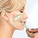 Face Thin massager,Fenleo Natural Facial Beauty Massage Tool Jade Roller