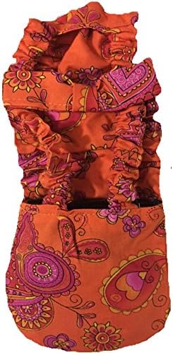 Pampered Poultry Chicken Diaper - For the Fashionable Chicken (Large, Orange Butterfly)